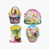 Beistle - 40340 - Easter Candy Cutouts - Pack of 24