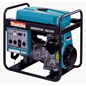 Makita G6100R 5,800-Watt 11 HP Portable Power Generator by Makita