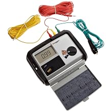 Megger DET3TD 3-Terminal Digital Ground Resistance Tester, 0.01 to 2000 2%± 3d Resistance Range, 0-100 V Ground Voltage Range