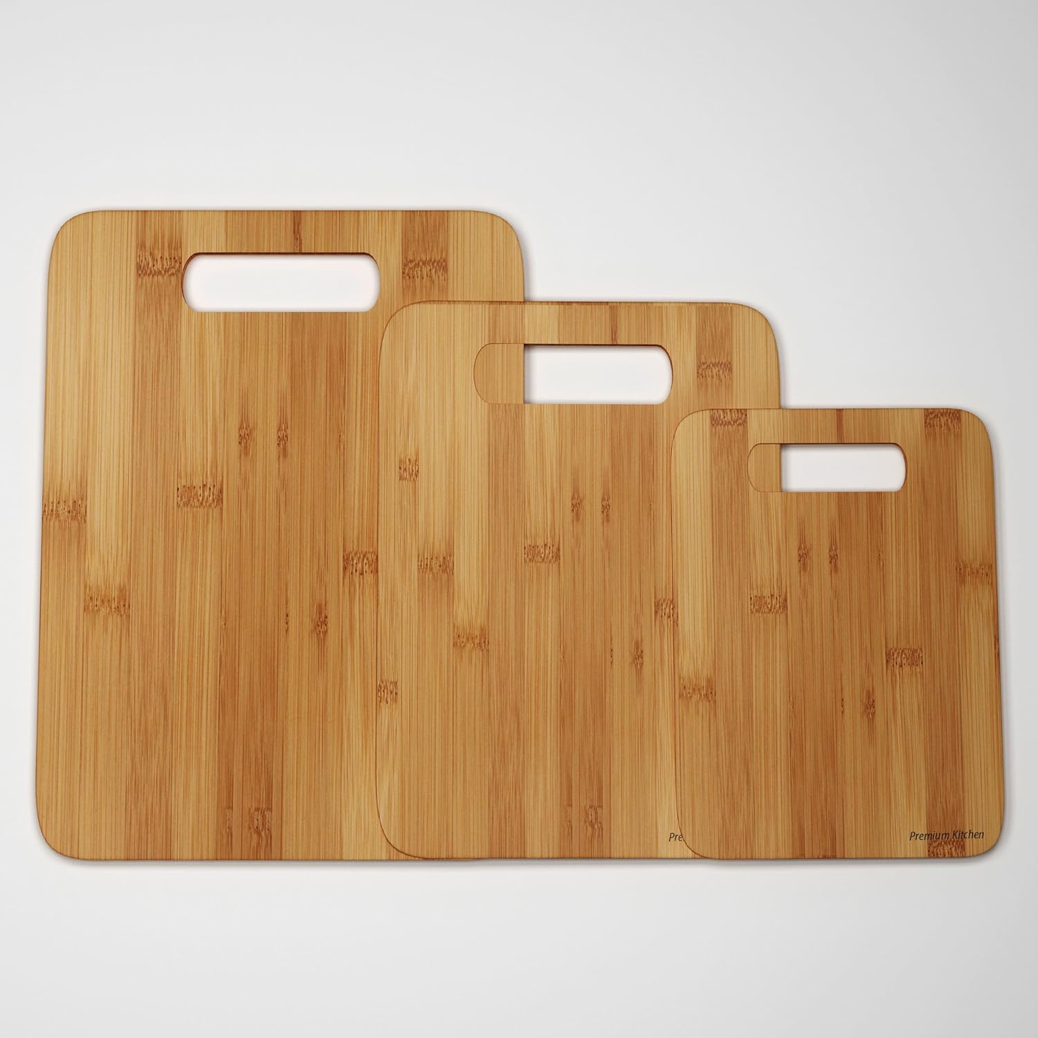 NEW Premium Cutting Board Set Large Medium Small Chopping Block Kitchen