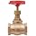Milwaukee Valve 502 Series Bronze Globe Valve, Class 125, Inline, Threaded Bonnet, NPT Female