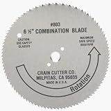 Crain Cutter 803 6-1/2-Inch 100 Tooth Wood Saw Blade with 5/8-Inch Arbor for 810 SuperSaw