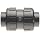 Asahi America True Union PVC Check Valve, FKM Seat, Socket Weld & NPT Female Convertible