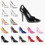 SEDUCE-420, 5 Classic Pump in 17 Colors in Leather, Patent or Velvet up to Size 16