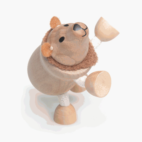 Childrens Toyshop  Toys : Wooden Anamalz - Bear