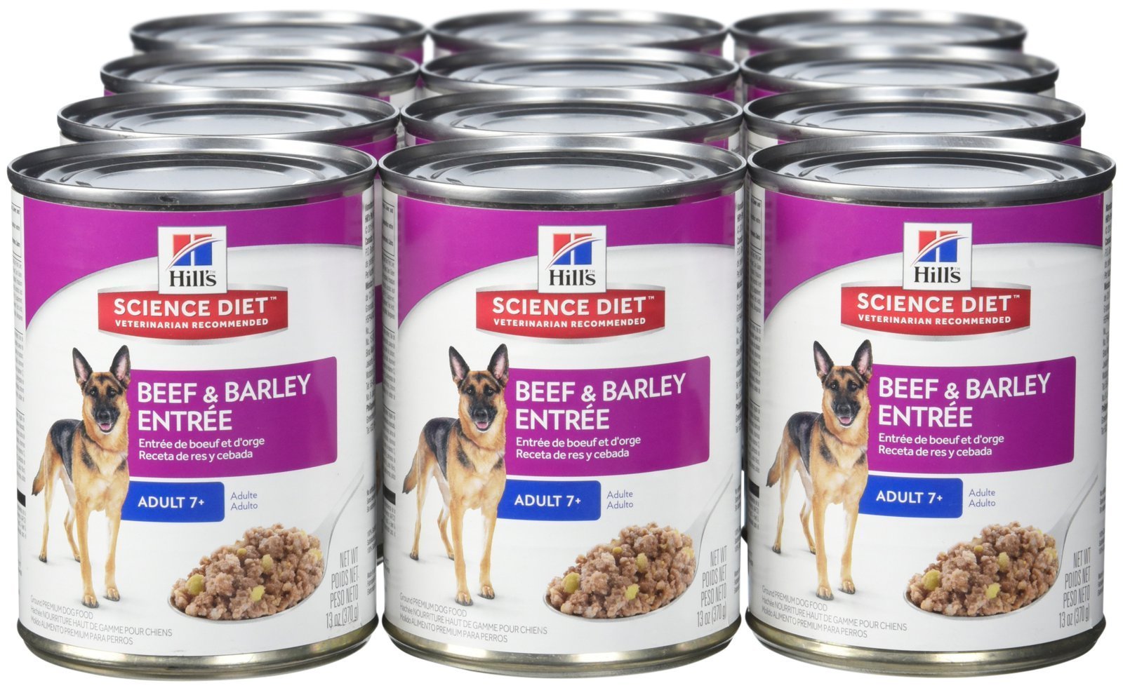 Galleon Hill's Science Diet Adult 7+ Beef & Barley Entrée Canned Dog