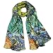 100% Luxurious Charmeuse Silk Van Gogh's "Irises" Long Scarf Shawl $36.95 + Free Shipping at Amazon
