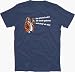 Charles Bukowski - Der Mensch wird als Genie geboren und stirbt als Idiot. T-Shirt Navy L