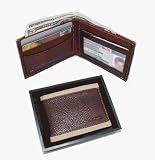 Nautica Slim Billfold Wallet w/Bonus Desk Valet Box