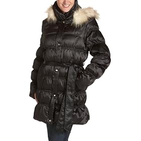 ABS by Allen Schwartz Ladies Satin Down Coat by ABS Allen Schwartz