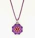 Kids / Child Medical Alert ID Purple Flower Necklace