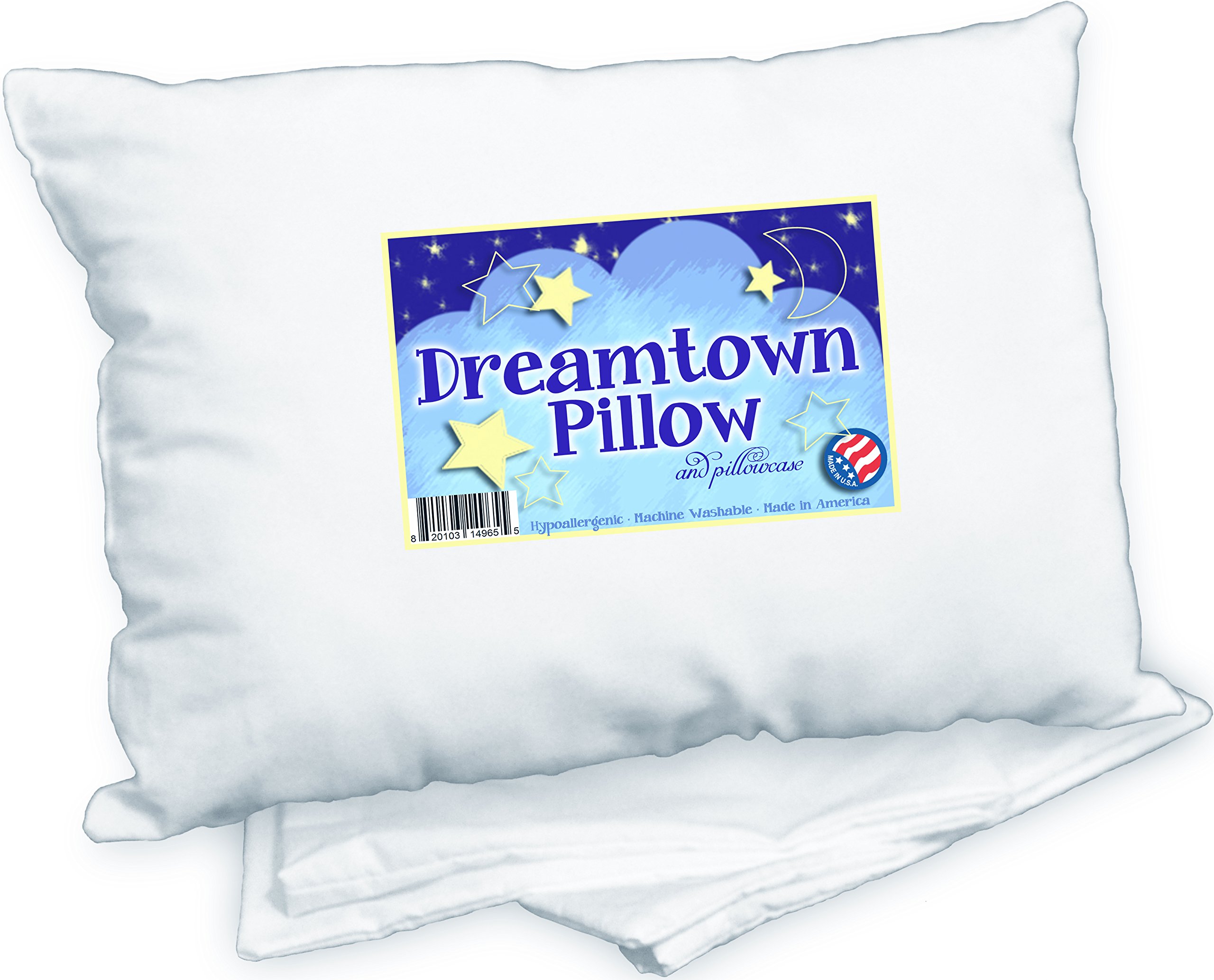 Toddler Pillow with Pillowcase by Dreamtown Kids Chiropractor