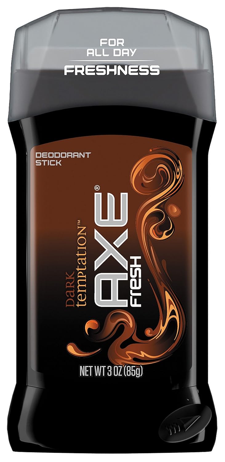 Axe Fresh, Dark Temptation, Deodorant Stick, 3 Ounce (Pack of 6) , New