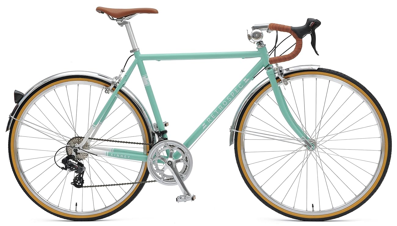 Retrospec Bicycles Kinney 14Speed Vintage Hybrid Diamond DropBar