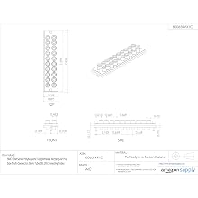 SMC KDM Series Polybutylene Terephthalate Rectangular Plug Side Multi-Connector, 8mm Tube OD, 20 Connecting Tubes