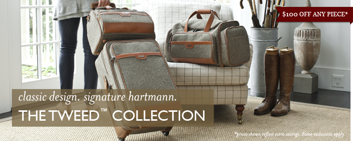 classic design. signature hartmann.  The Tweed Collection