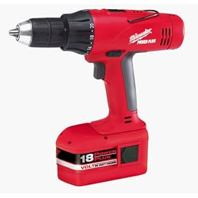Milwaukee 0522-21 18 Volt 1/2-Inch Driver/Drill 0-450/1500 RPM, T-Handle One Battery, Charger & Case