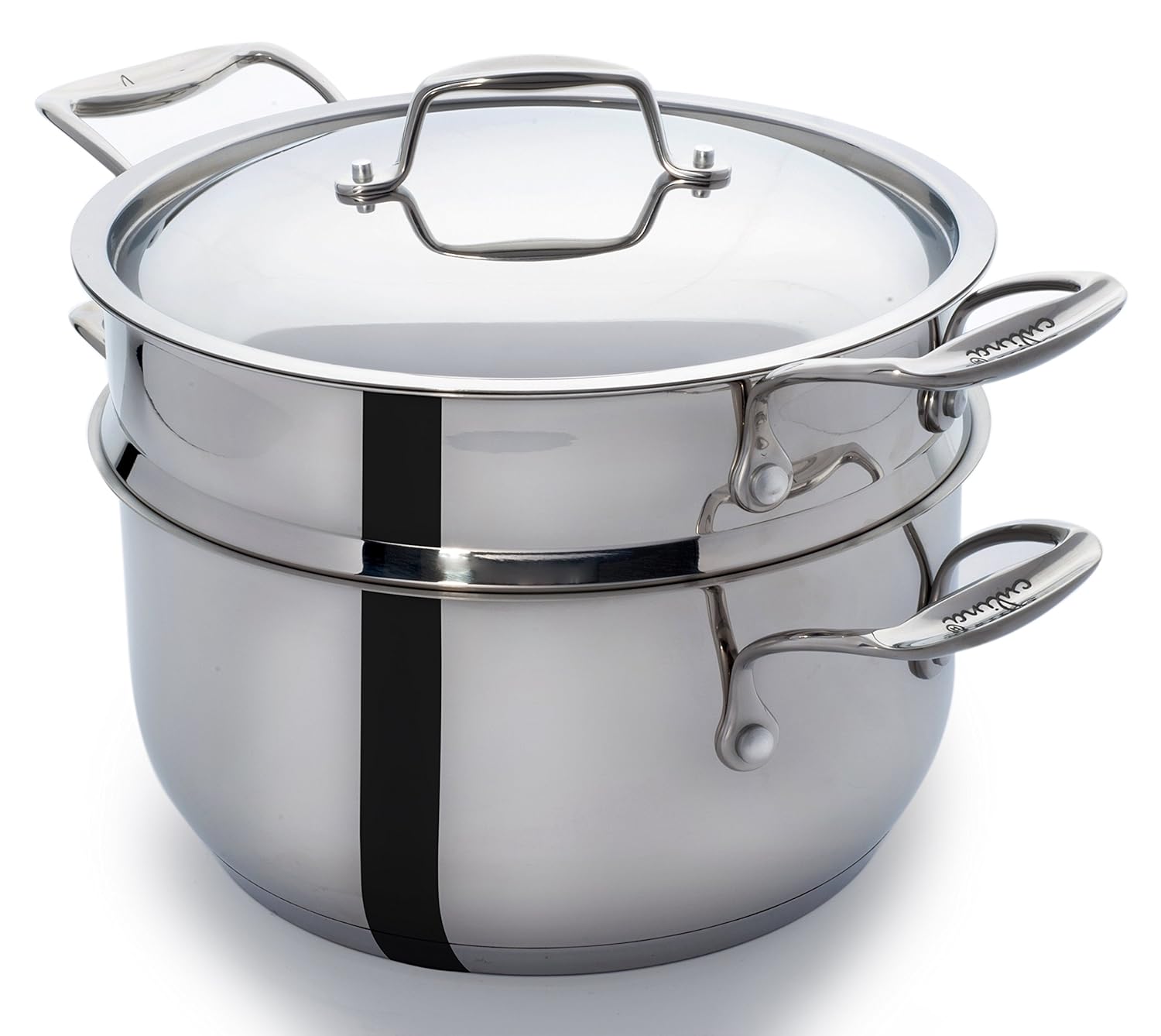 New Stainless Steel Steamer Stock Pot Basket Steaming Slow Cooking Cookware Sets eBay