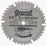 Freud TK904 8-Inch 36 Tooth ATB Thin Kerf General Purpose Saw Blade with 5/8-Inch Arbor