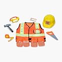 Melissa & Doug Construction Worker Costume Deluxe Role Play Set