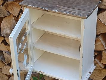 Apothekerschrank Wandschrank für Medizin in Shabby Chic Stil - 32x36x18