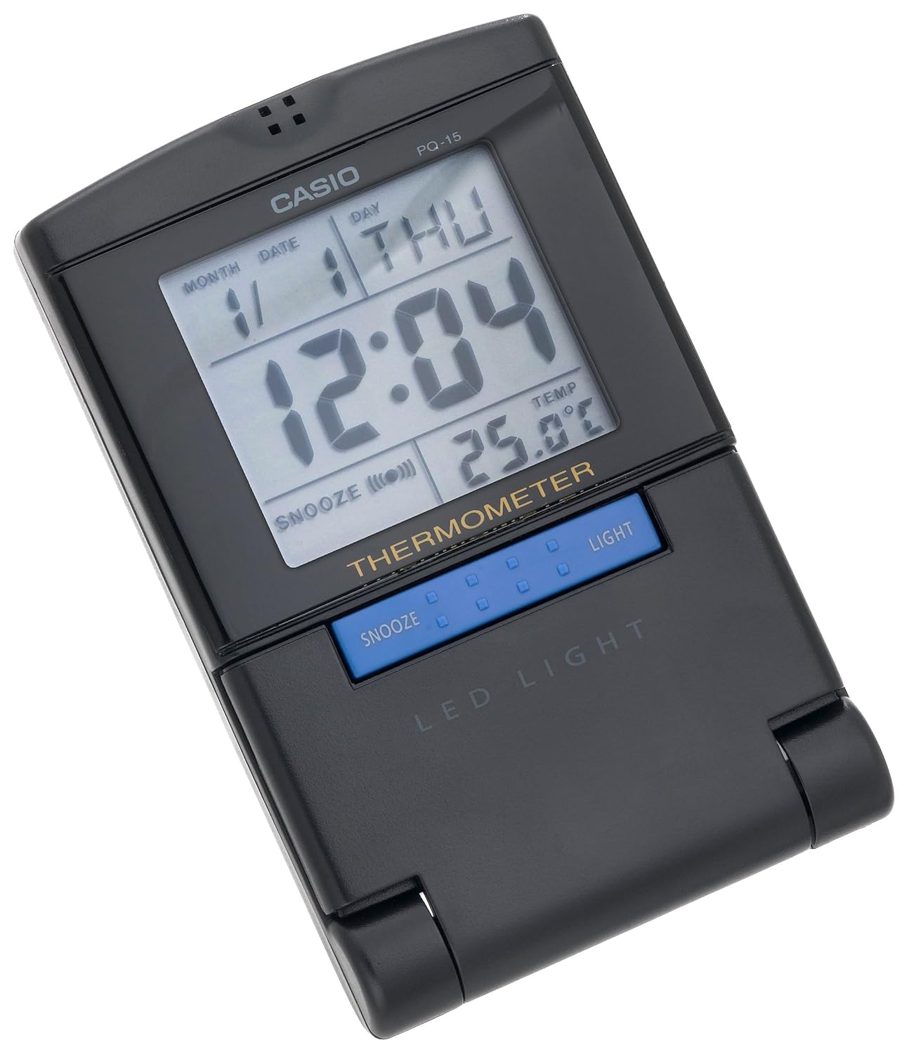 Casio PQ151K Travel Alarm Clock with Thermometer , New, Free Shipping eBay