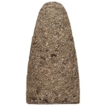 Norton Charger AZ Snagging Abrasive Cone, Type 16, Zirconia Alumina/Aluminum Oxide, 5/8" - 11 Arbor, 1-1/2" Diameter, 3" Thickness, 20 Grit (Pack of 10)