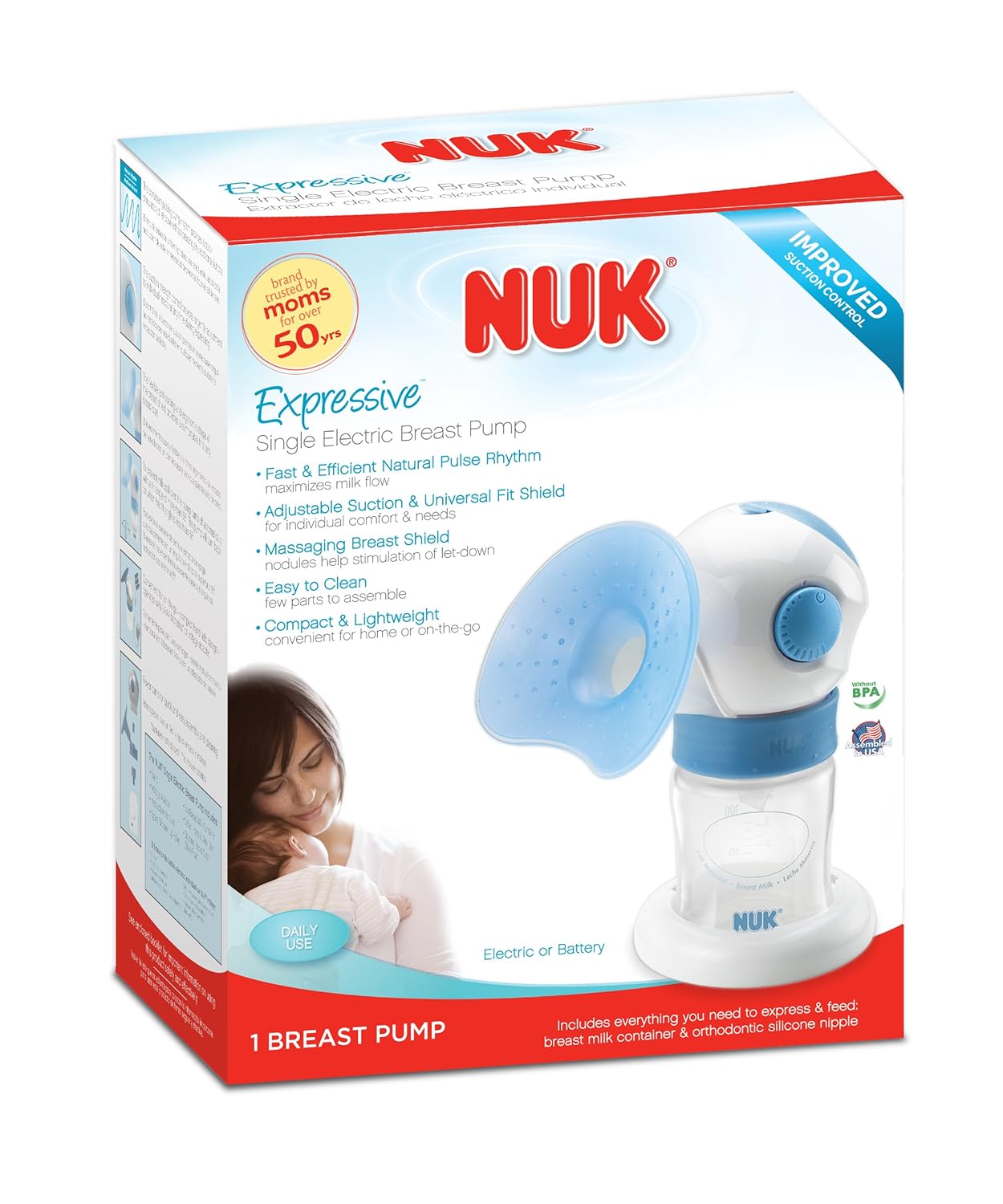 NUK Expressive Single Electric Breast Pump , New, Free Shipping eBay