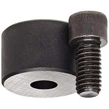 Jergens 25708 Jig Foot, Low Carbon Steel With Black Oxide Finish, 7/8" W x 5/8" H