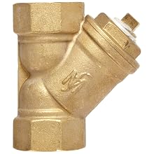 Flexicraft YBT Bronze Wye Strainer with Thread End, 1-1/4" ID x 5-5/16" Length