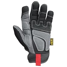 Mechanix Wear H30-05-010 Large Impact Pro Glove, Black, Large