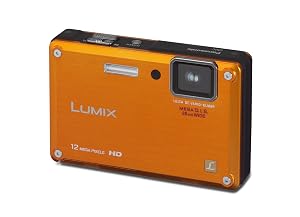 Panasonic Lumix DMC-TS1 12MP Digital Camera with 4.6x Wide Angle MEGA Optical Image Stabilized Zoom and 2.7 inch LCD (Orange)