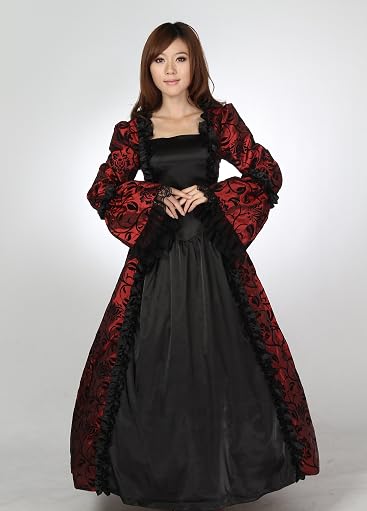 Renaissance Brocaded Jacquard Dress Gown