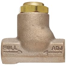 Parker 032500319 3250 Series Brass Inline Flow Control Valve, 3/8" NPTF, 250 psi, Standard Adjustment