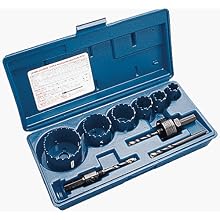 LENOX 30294-600CTP 8 Piece Plumbers Carbide Tipped Hole Saw Set