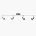 Kitchen & Housewares : Satin Chrome 4 Lamp Spot Light Track