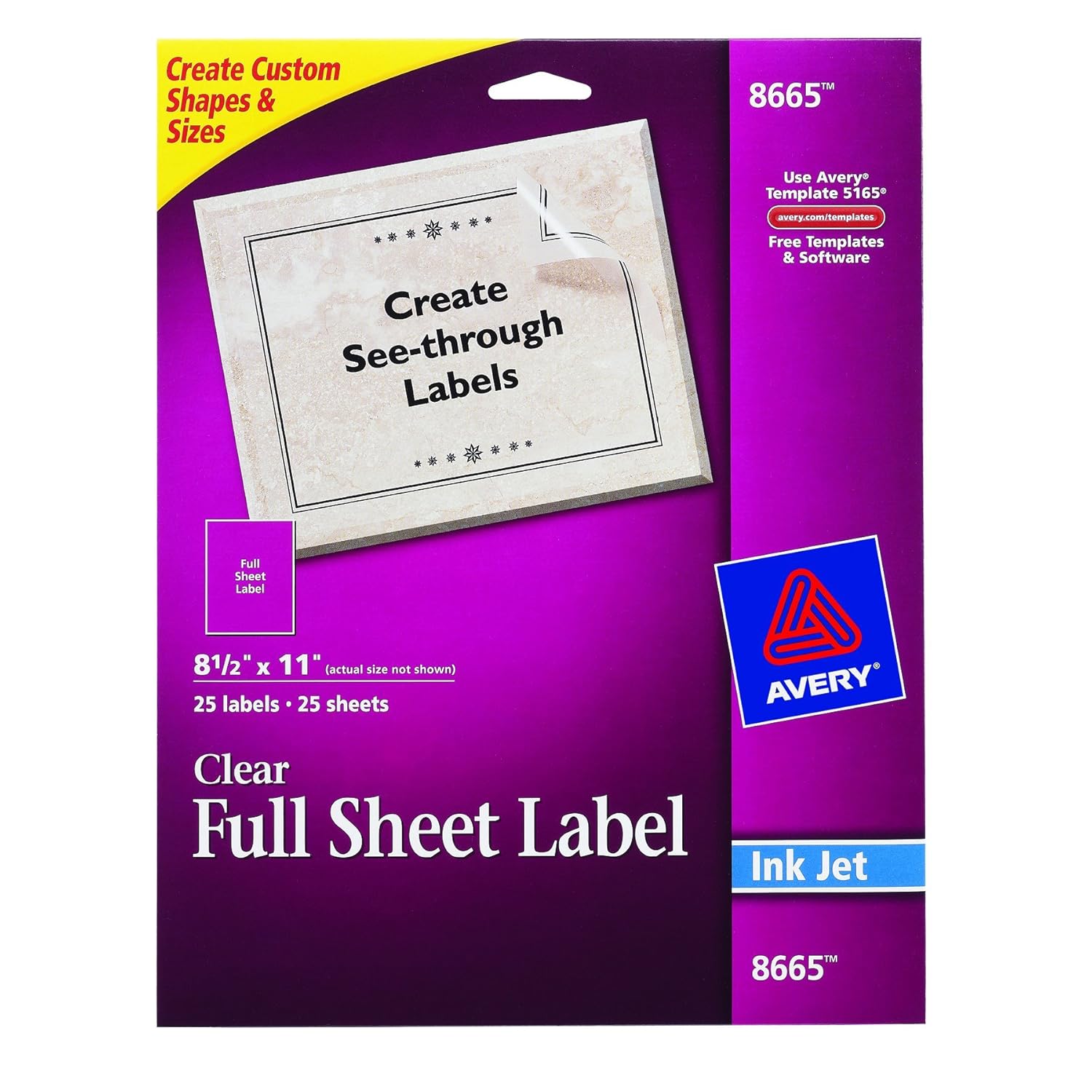 Avery Clear Printable Labels