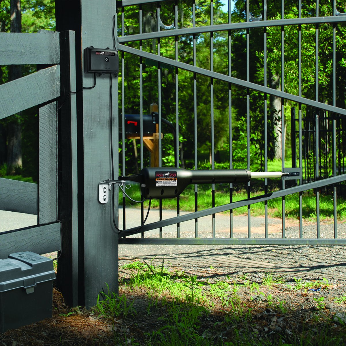 Mighty Mule MM260 Automatic Gate Opener for Light Duty Single Swing