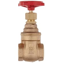 Milwaukee Valve 105 Series Bronze Gate Valve, General Service, Class 125, Non-Rising Stem, NPT Female