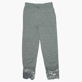 CR Kids Grey Lace Trimmed Leggings