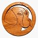 CAMIC designs DOG001FM Laser-Etched Beagle Face Dog Magnets - Set of 6