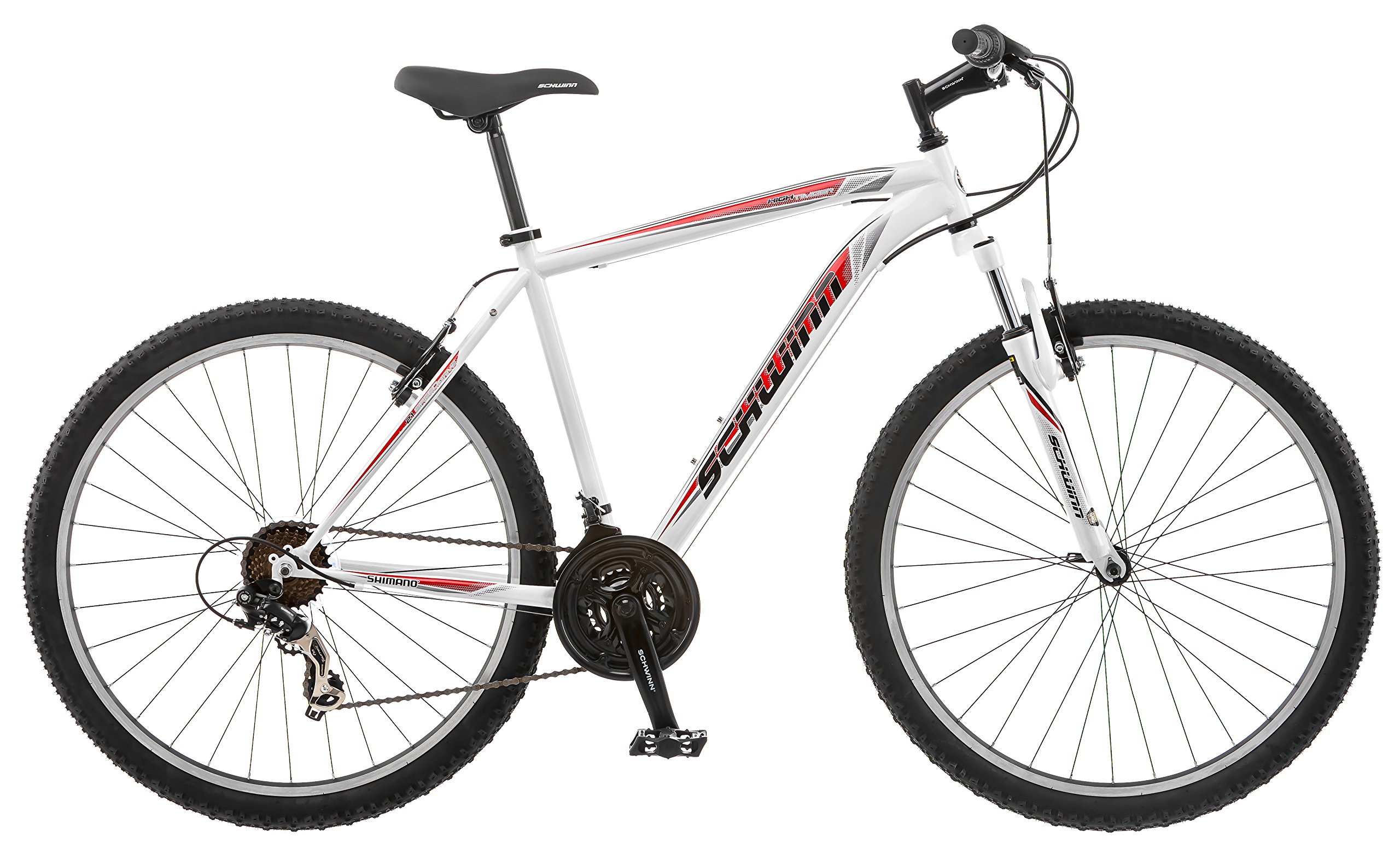 white schwinn mountain bike