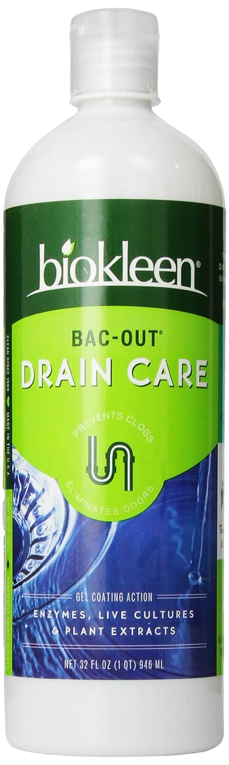 Amazon.com: Biokleen Bac-Out Drain Care Gel, 32 Ounces (Pack of 6 ...