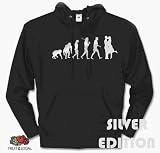 SILVER EDITION LIEBESPAAR EVOLUTION liebe kuss Kapuzen-Sweat-Shirt