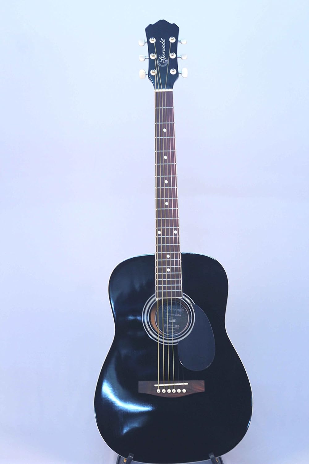 Granada PRS 1 F Acoustic Guitar, Medium, Black available at Amazon for