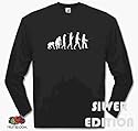 SILBER EDITION ANGLER EVOLUTION angeln Longsleeve-T-Shirt