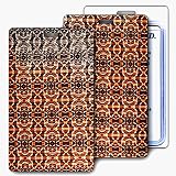 Lenticular Standard Luggage Tag with Clear Plastic Loop, Changing colors on a snake skin print when tilted, LT01-R304