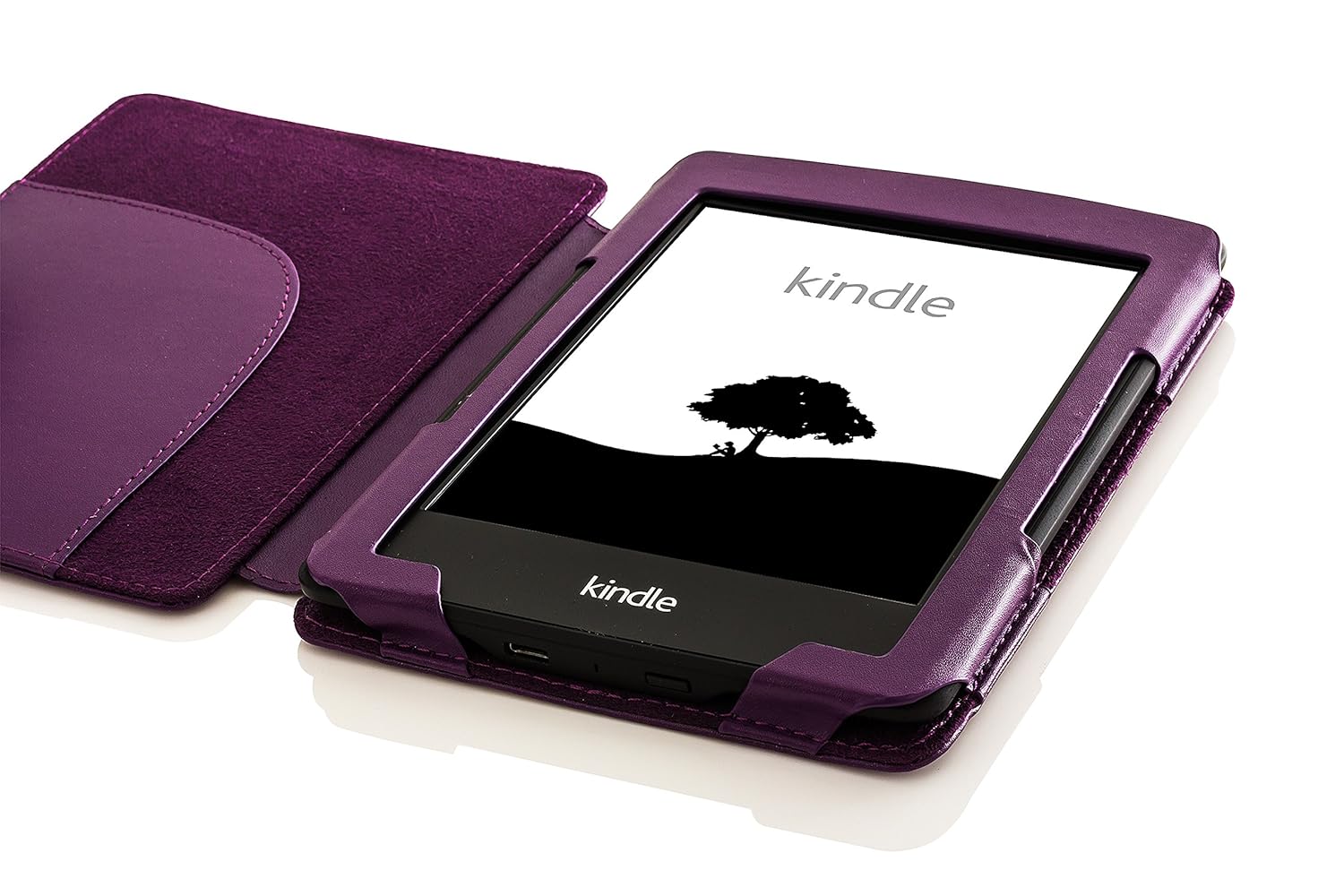 Forefront Cases Leather Smart Case Cover with Light Amazon Kindle 7th