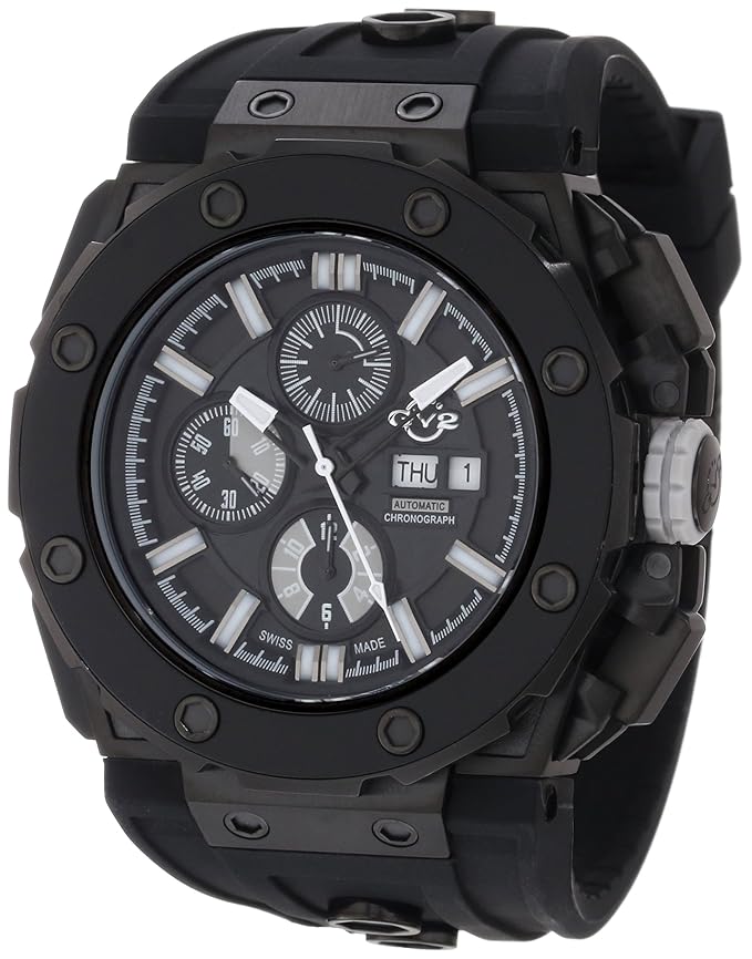 Amazon.com: GV2 by Gevril Men's Corsaro Round Automatic Sapphire ...