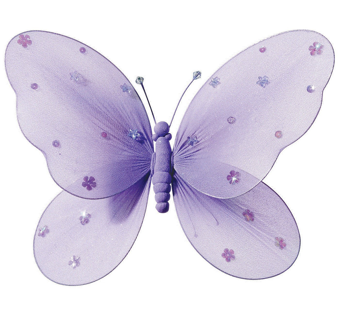 Hanging Butterfly Nylon Butterfly for Baby Nursery Bedroom Girls Room